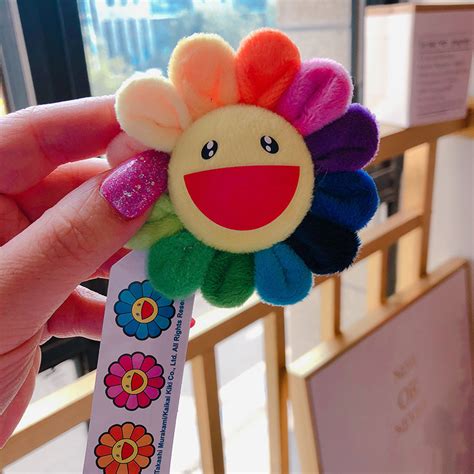 Did you scroll all this way to get facts about takashi murakami flower pin? 2020 Flower Takashi Murakami Kiki Kaikai Brooch Rainbow ...