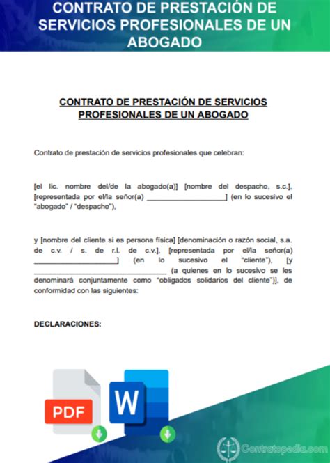 descubrir 59 imagen modelo de contrato de prestacion de servicios profesionales abzlocal mx