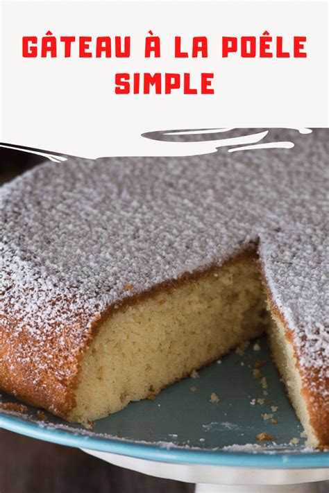 Gâteau à la poêle simple