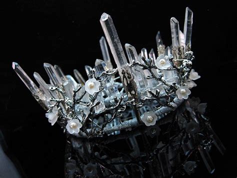 Quartz Crown Crystal Crown Branch Crown Wedding Crown Headpiece Elven