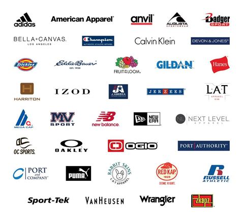 Clothing Brand Names With Logos - Best Design Idea gambar png