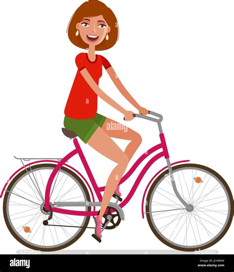 Road Bicycle Illustration Stock Vector Images Alamy