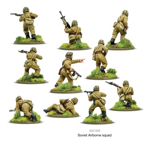Russian Soviet Airborne Squad 28mm Wwii Warlord Games Frontline Games