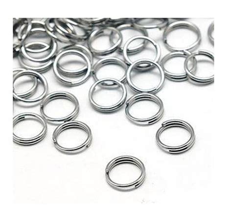 Stainless Steel Split Rings 7mm Or 8mm Split Rings Double Etsy