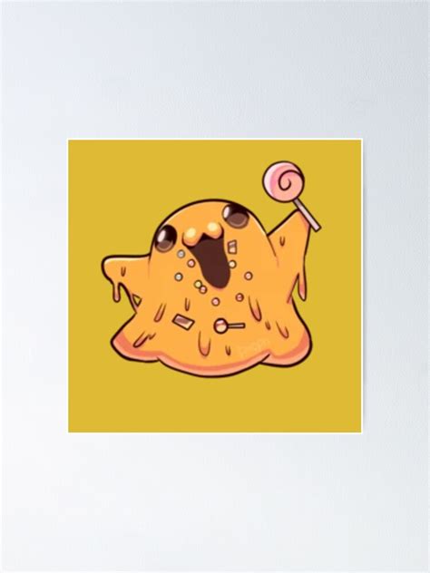 All Over Scp 999 Orange Blob Tickle Monster Poster For Sale By