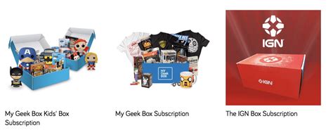 My Geek Box Black Friday Subscription Sale First Box 10 Or 15 Off