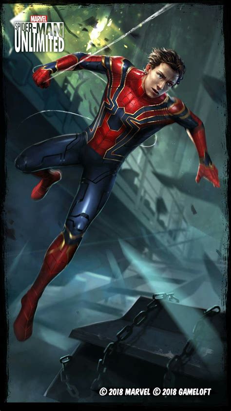 Spider Man Unlimited Iron Spider Marvel Comics Marvel Comic Universe