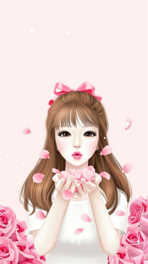 Enakei Wallpaper Gambar Kartun Korea Cantik Dan Imut Ù© à¹‘ à¹‘ Û