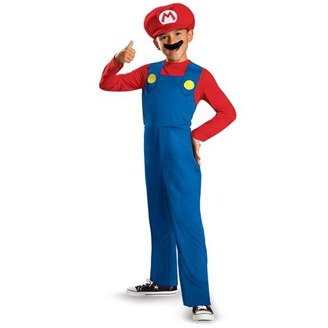 Disguise Nintendos Super Mario Brothers Boys Classic Mario Halloween
