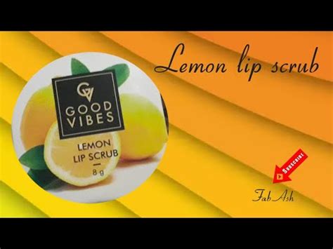 Lemon lip scrub | good vibes | purplle | Skin care ...