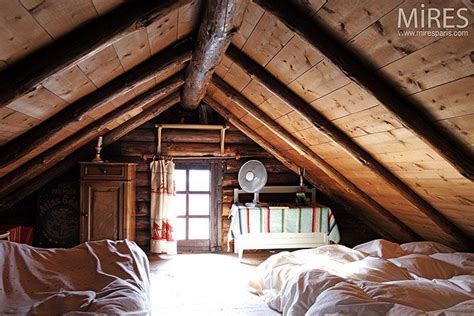 Rustic Attic Room On Hot Summer Nights Ill Bet Theyd Need The Fan Up