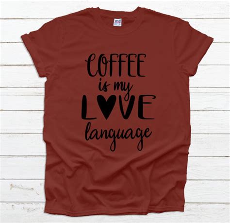 Coffee Is My Love Language Svg Cut File For Silhouette Cricut Etsy