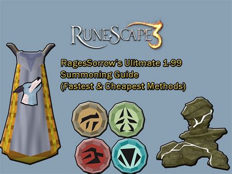 Runescape 3 Ultimate 1 99 Summoning Guide Fastest And Cheapest
