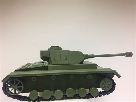 3d Printable German Panzer Iv Model Kit By Edv