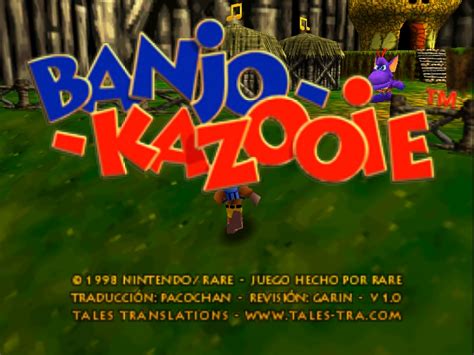 Banjo Kazooie N64 Roms En Español
