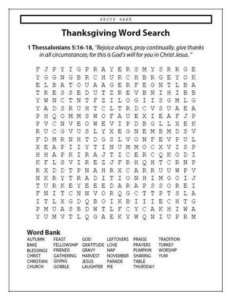 20 Thanksgiving Word Searches Kitty Baby Love