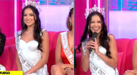Valeria Flórez Sobre Si Deseaba Convertirse En Miss Perú Es Innegable Video El Popular