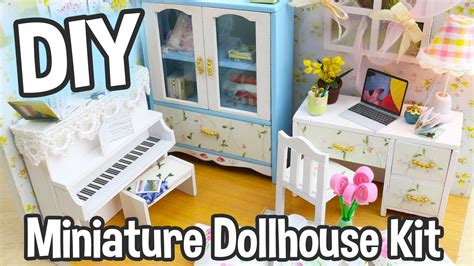 Diy Miniature Dollhouse Kit Cute Room With Working Lights Hemiolas Roombox