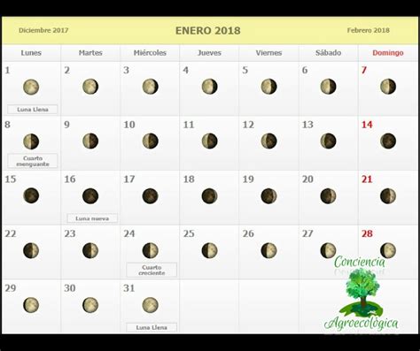 Pekkadillo Flojo Eh Calendario Lunar Plantas 2018 Trampas Arco Iris Él