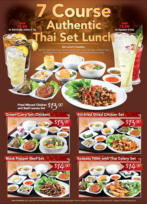 Lerk Thai 7 Course Authentic Thai Set Promotions Mini Buffet Of Burst