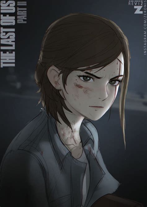 Artstation Ellie The Last Of Us Part Ii ♦️ Zeronis ♦️ Imagem De