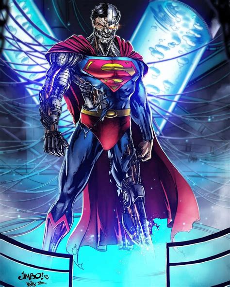 Jimbo Salgado On Instagram Cyborg Superman Superman Artwork