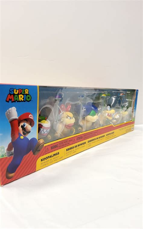 Product Super Mario Koopalings Figure Setincludes Bowser Jr Wendy