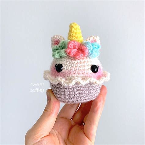 Check spelling or type a new query. Unicorn Floral Cupcake Free Crochet Pattern | Free Crochet ...