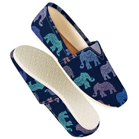 Elephant Shoes Elephant Women Shoes Shoes With Elephant Etsy