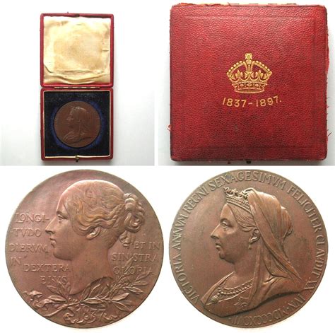 British Medals Great Britain 1897 Victoria Diamond Jubilee Bronze Medal