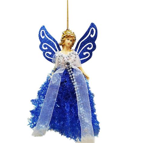 Mini Angel Christmas Tree Topper Angel Treetop With Anging Rope