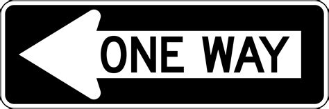 One Way Left Traffic Sign Horizontal Png Icons In Packs Svg Download