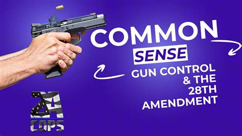 Common Sense Gun Safety Or Violating The Second Amendment 2a Cops