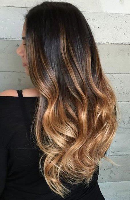 Going from black to blonde hair is one of the more difficult colour transformations to achieve. 25 Sexy Black Hair With Highlights for 2020 - The Trend ...
