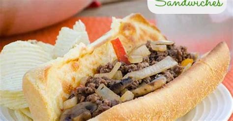 These ground beef philly sandwiches were more up his ally. 10 Best Ground Beef Sandwiches Recipes