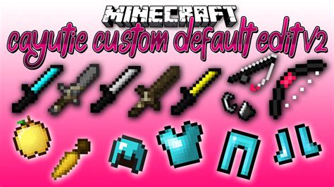 Minecraft Pvp Texture Pack Custom Default Edit V2 400 Subs Special