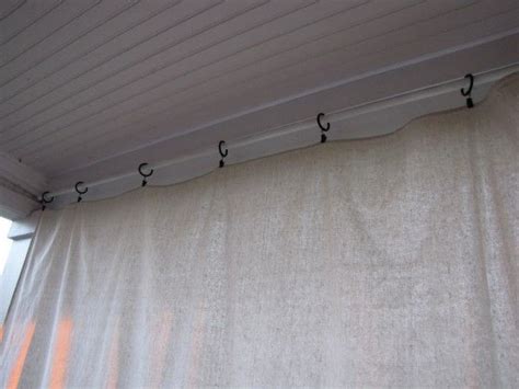 This Site Tells How She Hung Drop Cloths On Back Patiosuper Cheap