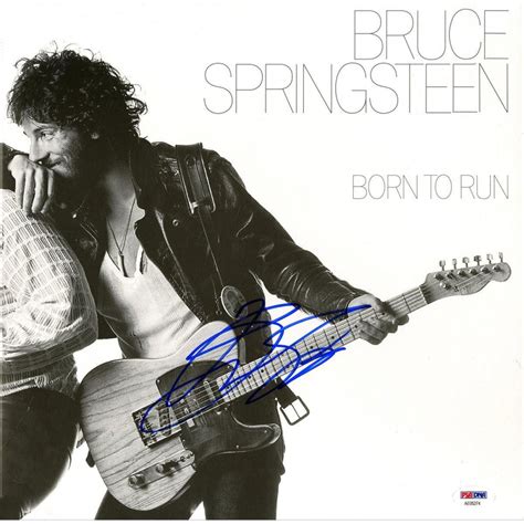 Bruce Springsteen Album Covers Lot Detail Bruce Springsteen Signed