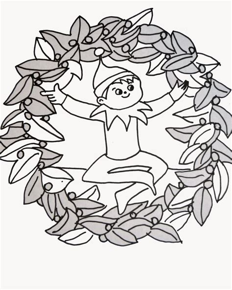 There are four adorable elf printable designs this free printabe elf on the shelf dunk tank is hilarious. Elf On A Shelf Coloring Pages - Coloring Home