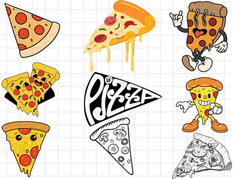 Pizza Svg Food Svg Pepperoni Svg Pizza Chef Svg Pizza Etsy