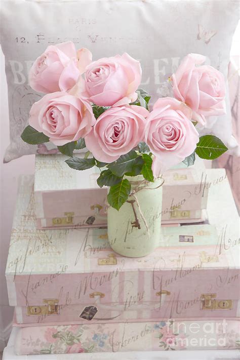Pink Shabby Chic Roses Printables