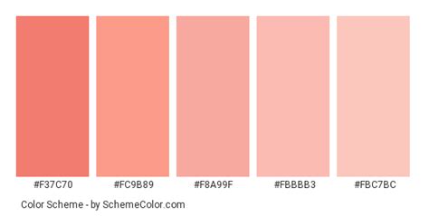 Peach is a color that is named for the pale color of the interior flesh of the peach fruit. Retro Pink Color Scheme » Image » SchemeColor.com