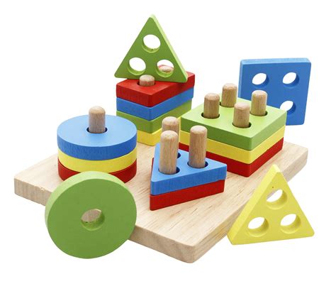 Lewo Wooden Puzzle Toddler Toys Shapes Sorter Preschool Geometric