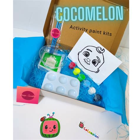 Cocomelon Activity Paint Kits Custom Paint Kits Paint Etsy