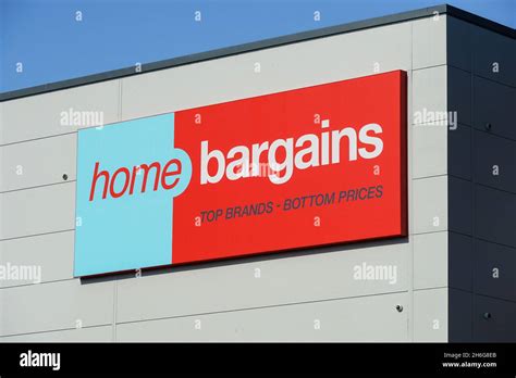 The Home Bargains Store London England United Kingdom Uk Stock Photo