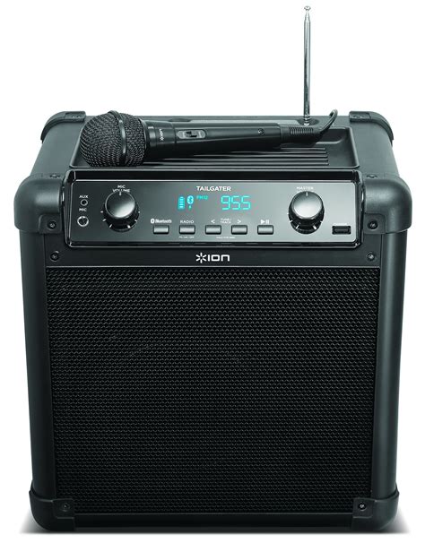 Ion Audio Tailgater Ipa77 Portable Bluetooth Pa Speaker With Mic