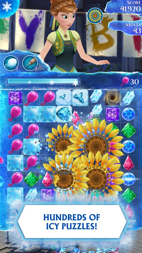 Frozen Free Fall Disney Releases Free To Play Match 3 Puzzle Game