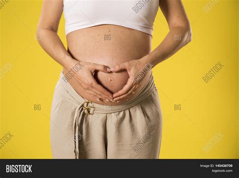 Pregnant Woman Making Image And Photo Free Trial Bigstock