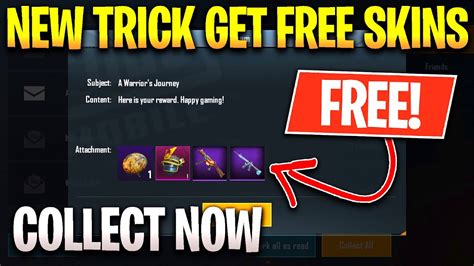 Welcome to another post of free skin pubg mobile redeem code 2021 latest tips and tricks and in this post, i am going to show how you how to get free pubg mobile skins with the help of redeem codes with some proof so as we all know on every month pubg mobile gives us some redeem codes. PUBG MOBILE NEW TRICK | GET FREE GUN SKIN, HELMET SKIN ...