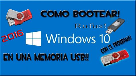 Como Bootear Una Usb Con Windows 10 E Instalar El Sistema Operativo Images